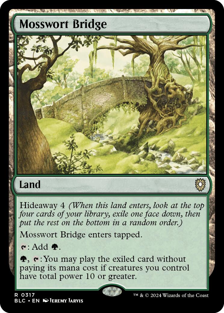 Mosswort Bridge [Bloomburrow Commander] | Shuffle n Cut Hobbies & Games
