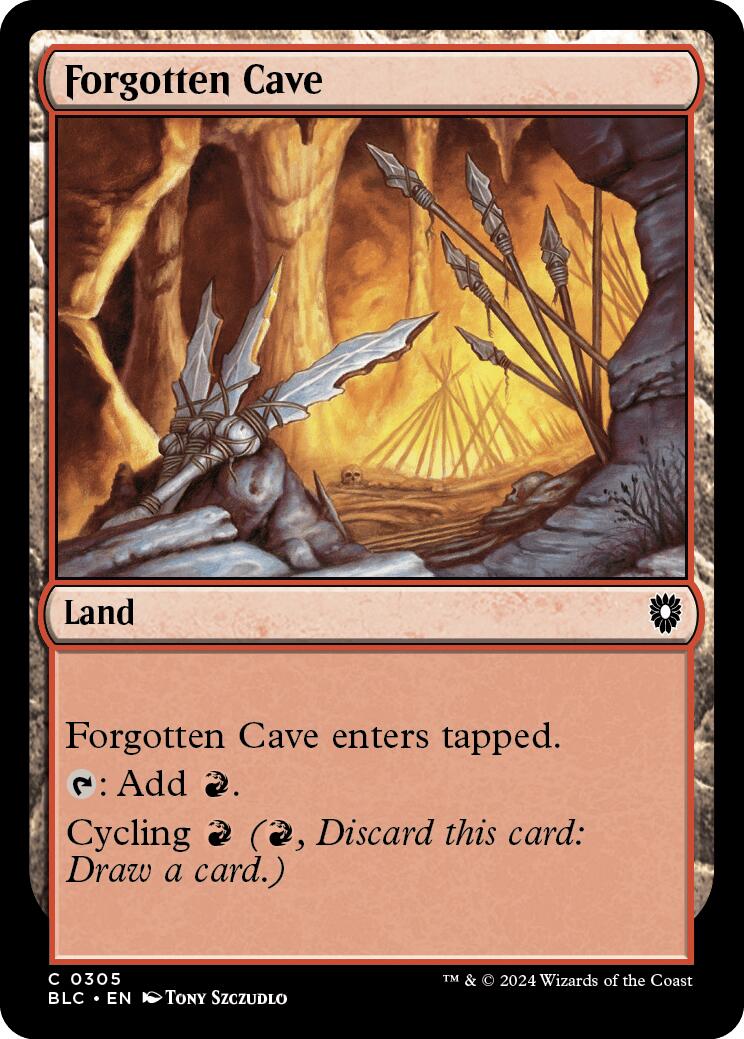 Forgotten Cave [Bloomburrow Commander] | Shuffle n Cut Hobbies & Games