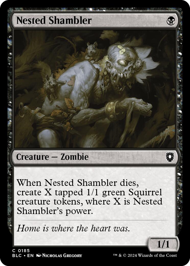 Nested Shambler [Bloomburrow Commander] | Shuffle n Cut Hobbies & Games