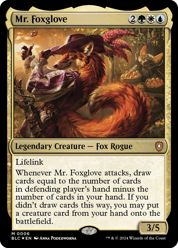 Mr. Foxglove [Bloomburrow Commander] | Shuffle n Cut Hobbies & Games