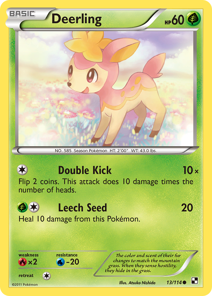 Deerling (13/114) [Black & White: Base Set] | Shuffle n Cut Hobbies & Games