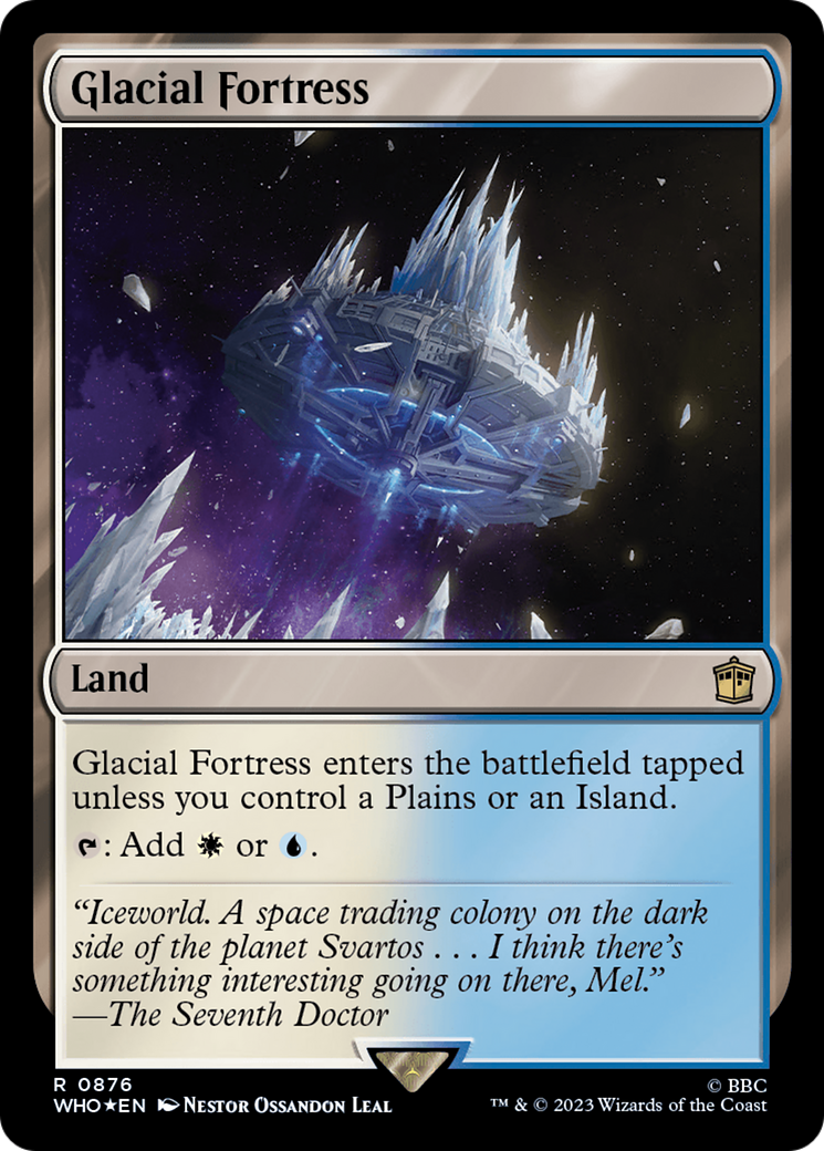 Glacial Fortress (Surge Foil) [Doctor Who] | Shuffle n Cut Hobbies & Games