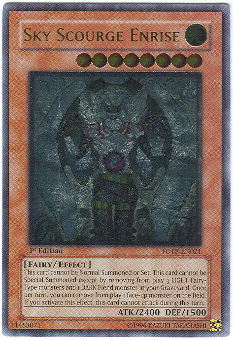 Sky Scourge Enrise [FOTB-EN021] Ultimate Rare | Shuffle n Cut Hobbies & Games