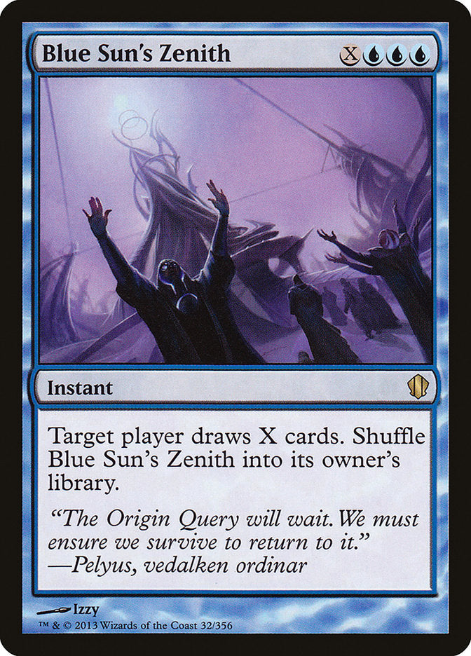 Blue Sun's Zenith [Commander 2013] | Shuffle n Cut Hobbies & Games