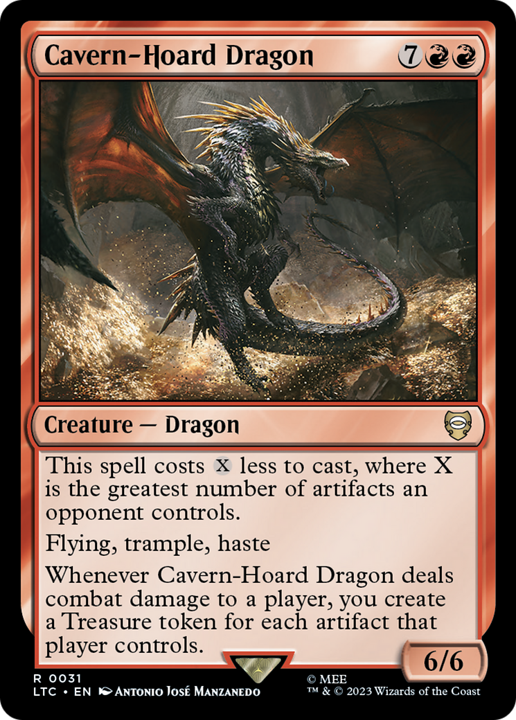 Cavern-Hoard Dragon [The Lord of the Rings: Tales of Middle-Earth Commander] | Shuffle n Cut Hobbies & Games