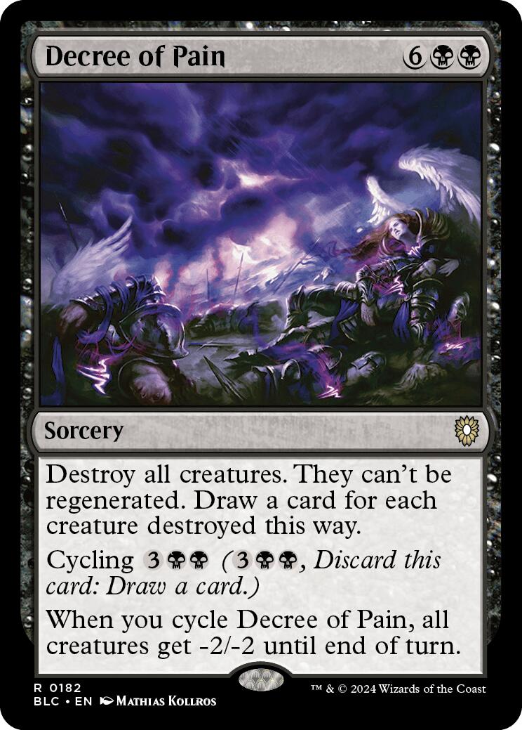 Decree of Pain [Bloomburrow Commander] | Shuffle n Cut Hobbies & Games