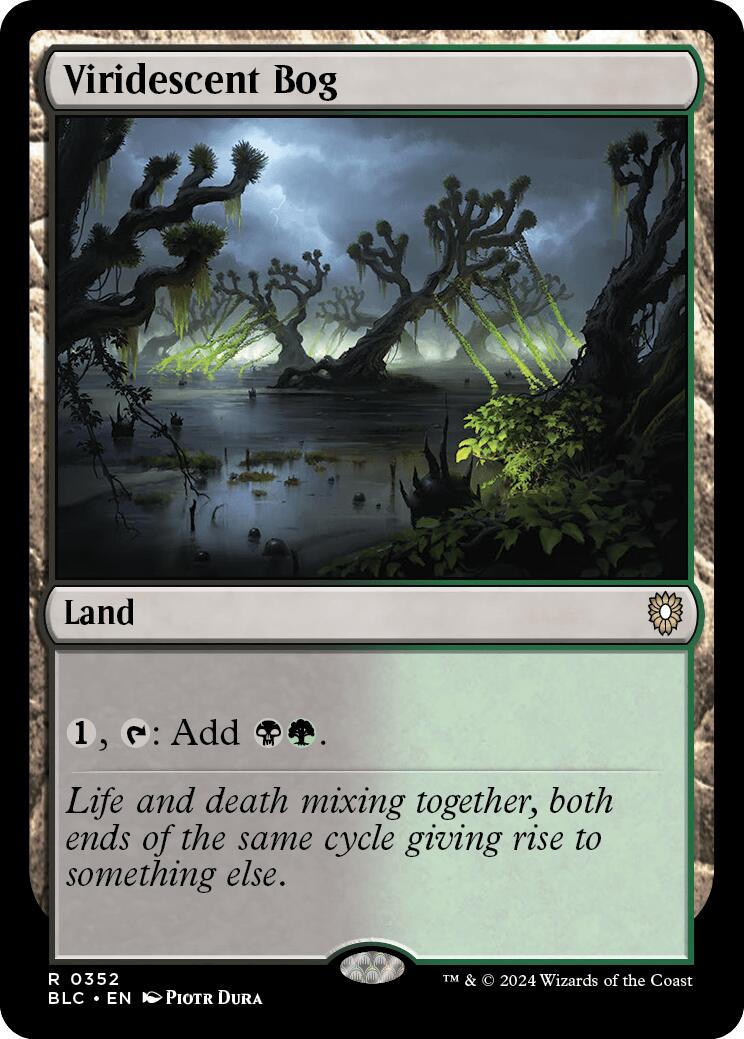 Viridescent Bog [Bloomburrow Commander] | Shuffle n Cut Hobbies & Games