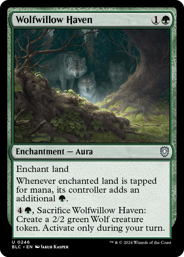 Wolfwillow Haven [Bloomburrow Commander] | Shuffle n Cut Hobbies & Games