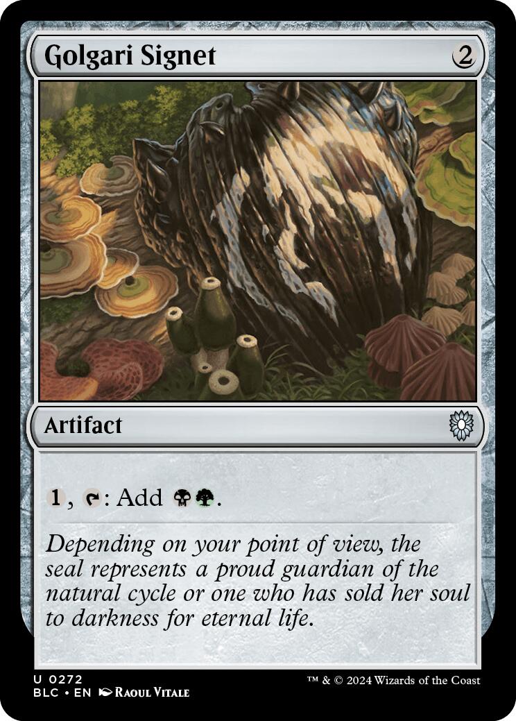 Golgari Signet [Bloomburrow Commander] | Shuffle n Cut Hobbies & Games