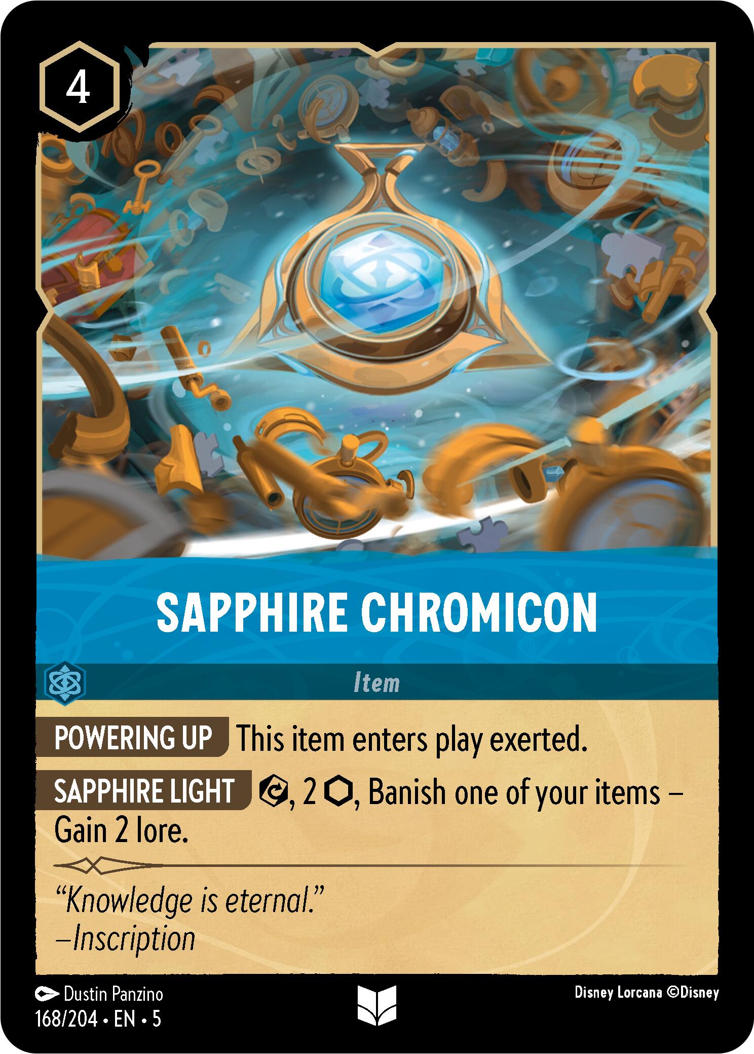 Sapphire Chromicon (168/204) [Shimmering Skies] | Shuffle n Cut Hobbies & Games
