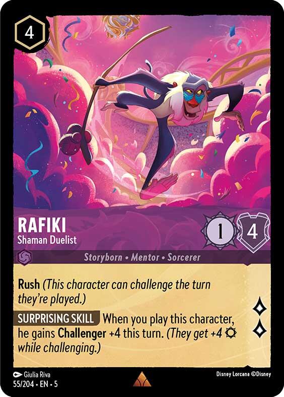 Rafiki - Shaman Duelist (55/204) [Shimmering Skies] | Shuffle n Cut Hobbies & Games