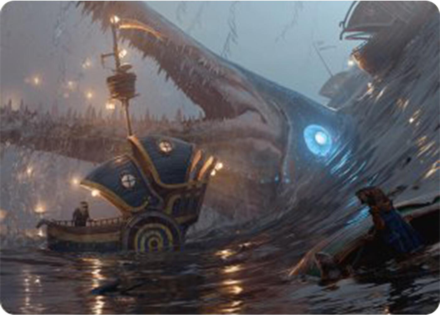 Eluge, the Shoreless Sea Art Card [Bloomburrow Art Series] | Shuffle n Cut Hobbies & Games