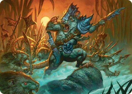 Persistent Marshstalker Art Card [Bloomburrow Art Series] | Shuffle n Cut Hobbies & Games
