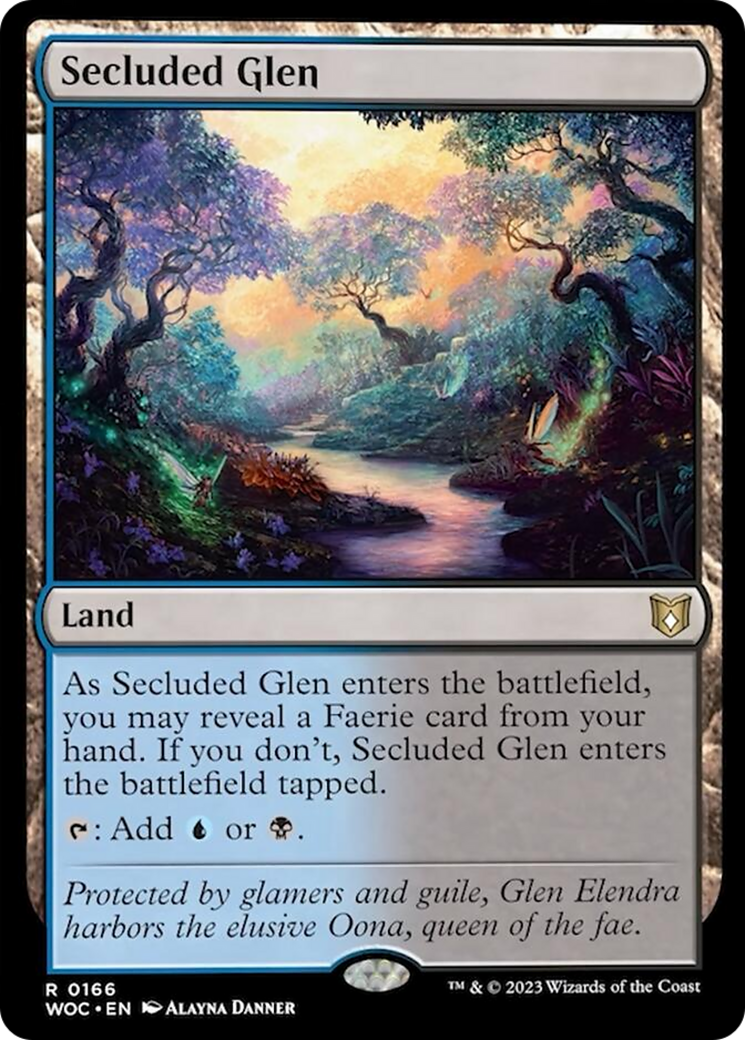 Secluded Glen [Wilds of Eldraine Commander] | Shuffle n Cut Hobbies & Games