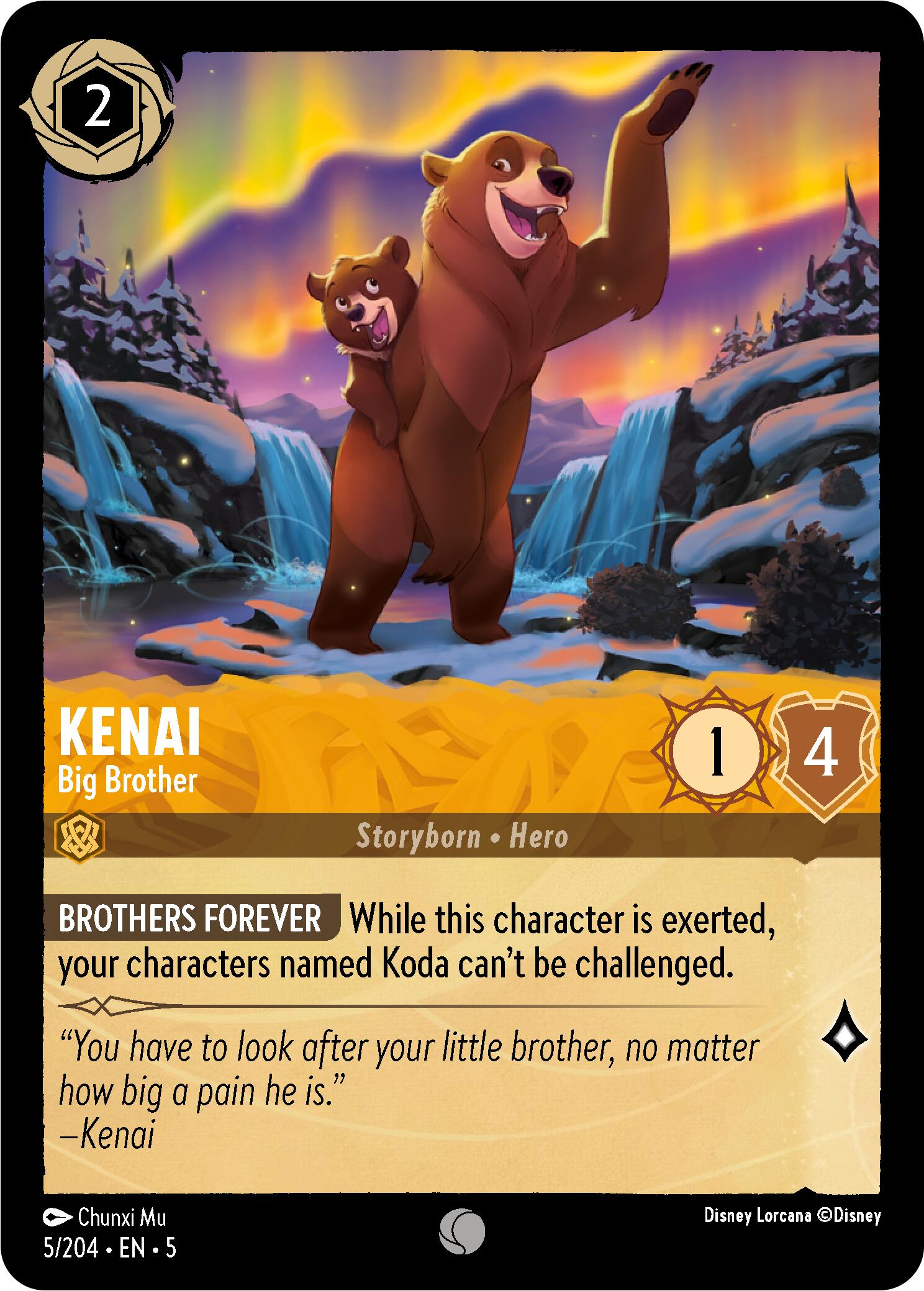 Kenai - Big Brother (5/204) [Shimmering Skies] | Shuffle n Cut Hobbies & Games