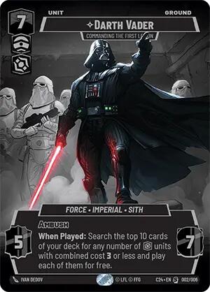 Darth Vader - Commanding the First Legion (002/006) (2024 Convention Exclusive) (002/006) [Miscellaneous] | Shuffle n Cut Hobbies & Games