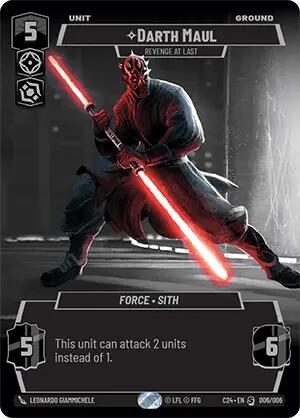 Darth Maul - Revenge at Last (006/006) (2024 Convention Exclusive) (006/006) [Miscellaneous] | Shuffle n Cut Hobbies & Games