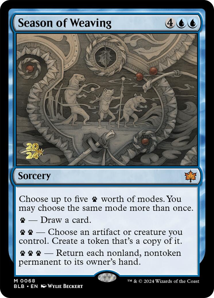 Season of Weaving [Bloomburrow Prerelease Promos] | Shuffle n Cut Hobbies & Games