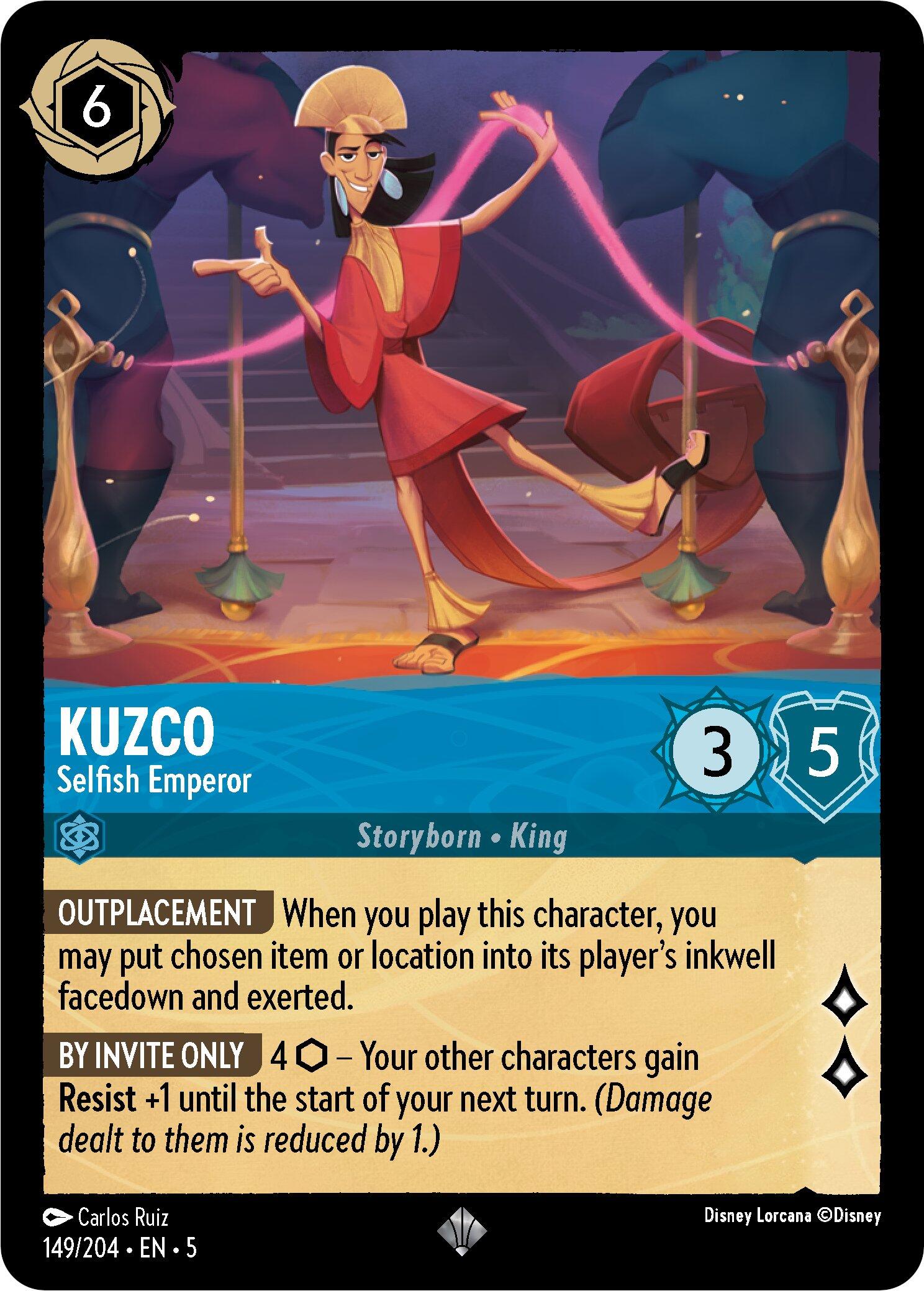 Kuzco - Selfish Emperor (149/204) [Shimmering Skies] | Shuffle n Cut Hobbies & Games