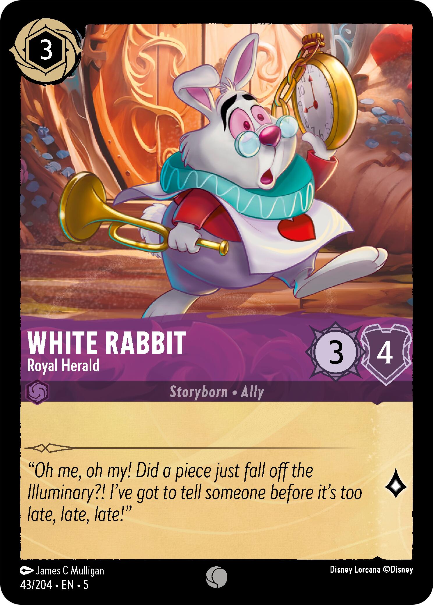 White Rabbit - Royal Herald (43/204) [Shimmering Skies] | Shuffle n Cut Hobbies & Games