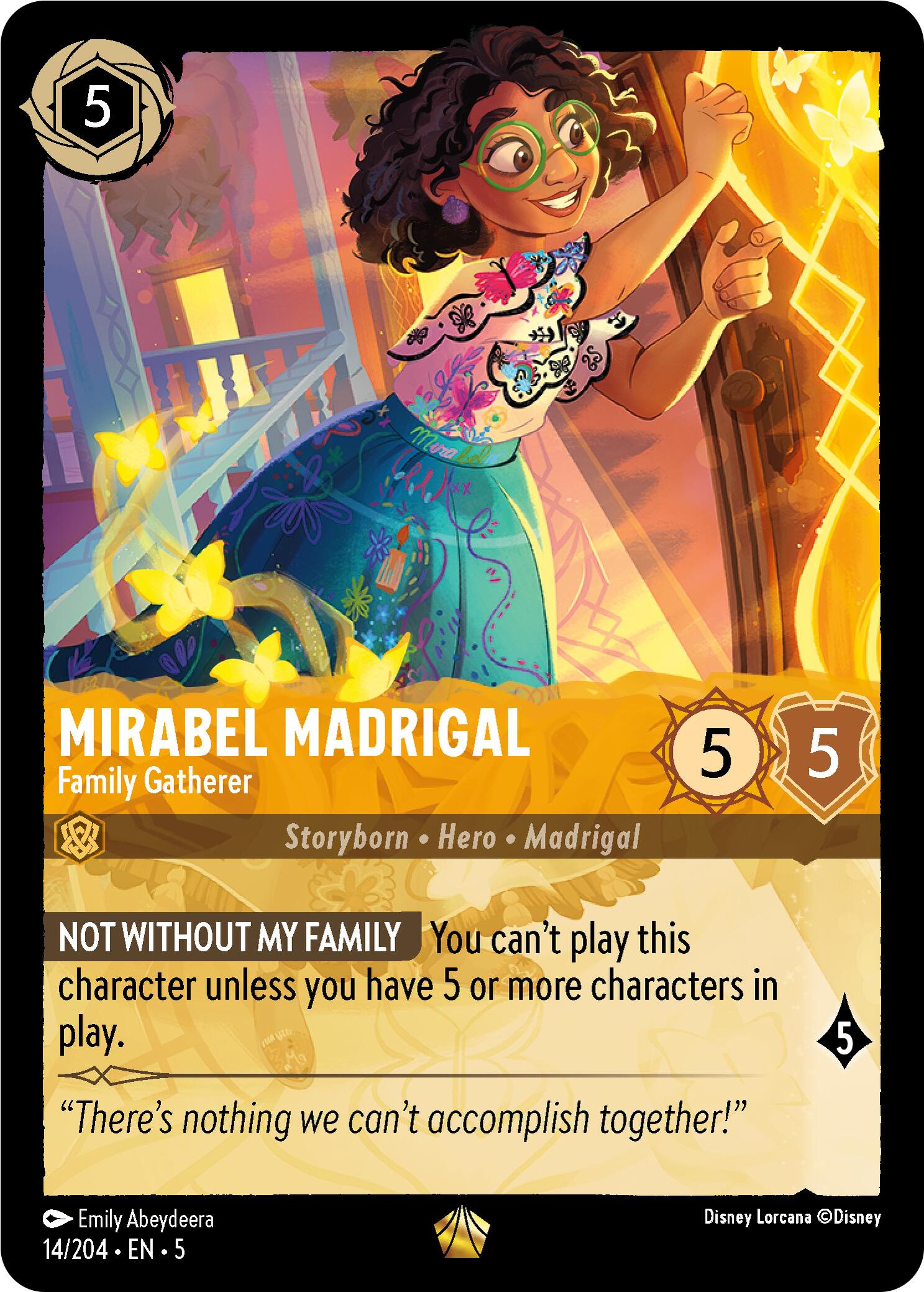 Mirabel Madrigal - Family Gatherer (14/204) [Shimmering Skies] | Shuffle n Cut Hobbies & Games
