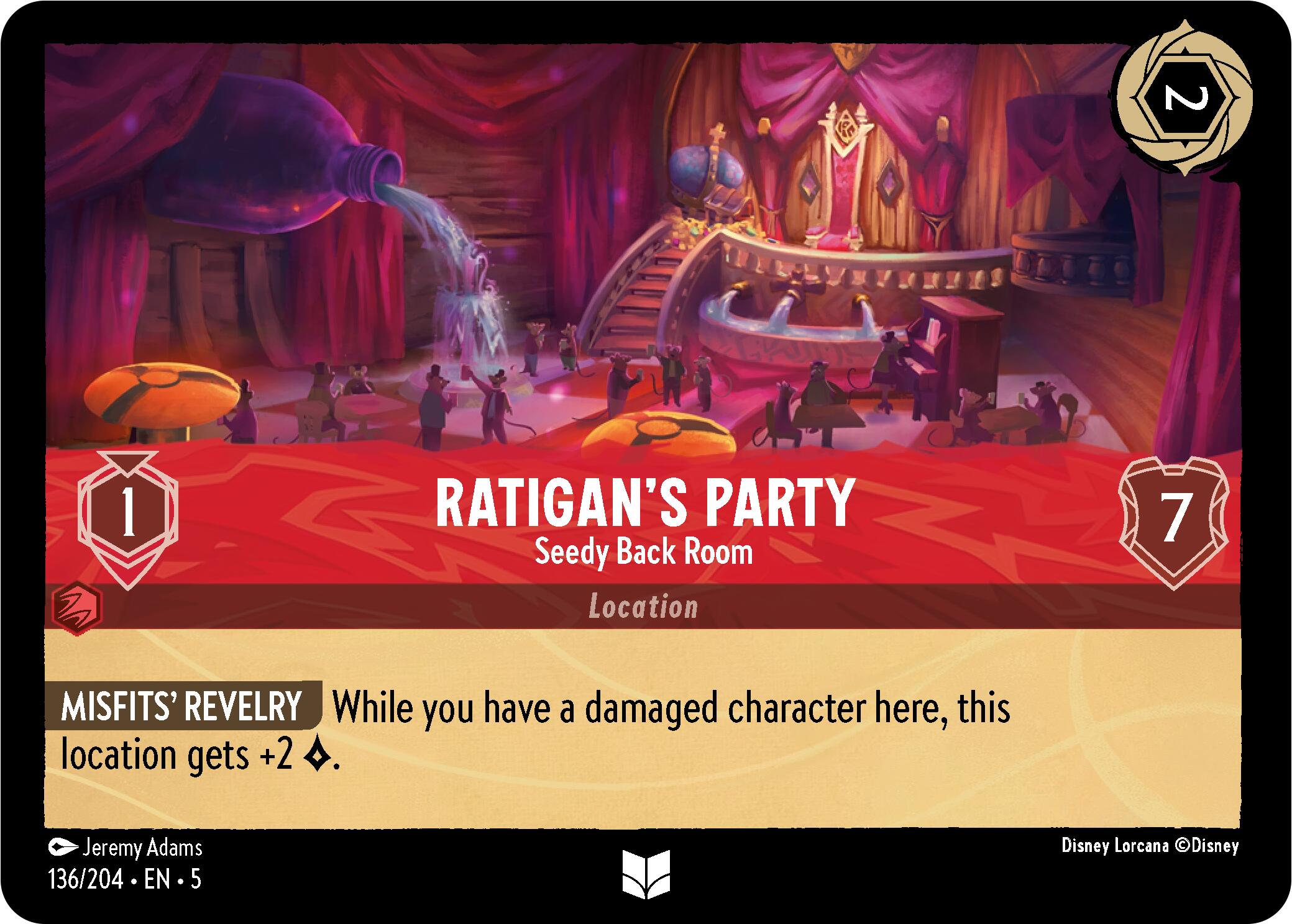 Ratigan's Party - Seedy Back Room (136/204) [Shimmering Skies] | Shuffle n Cut Hobbies & Games
