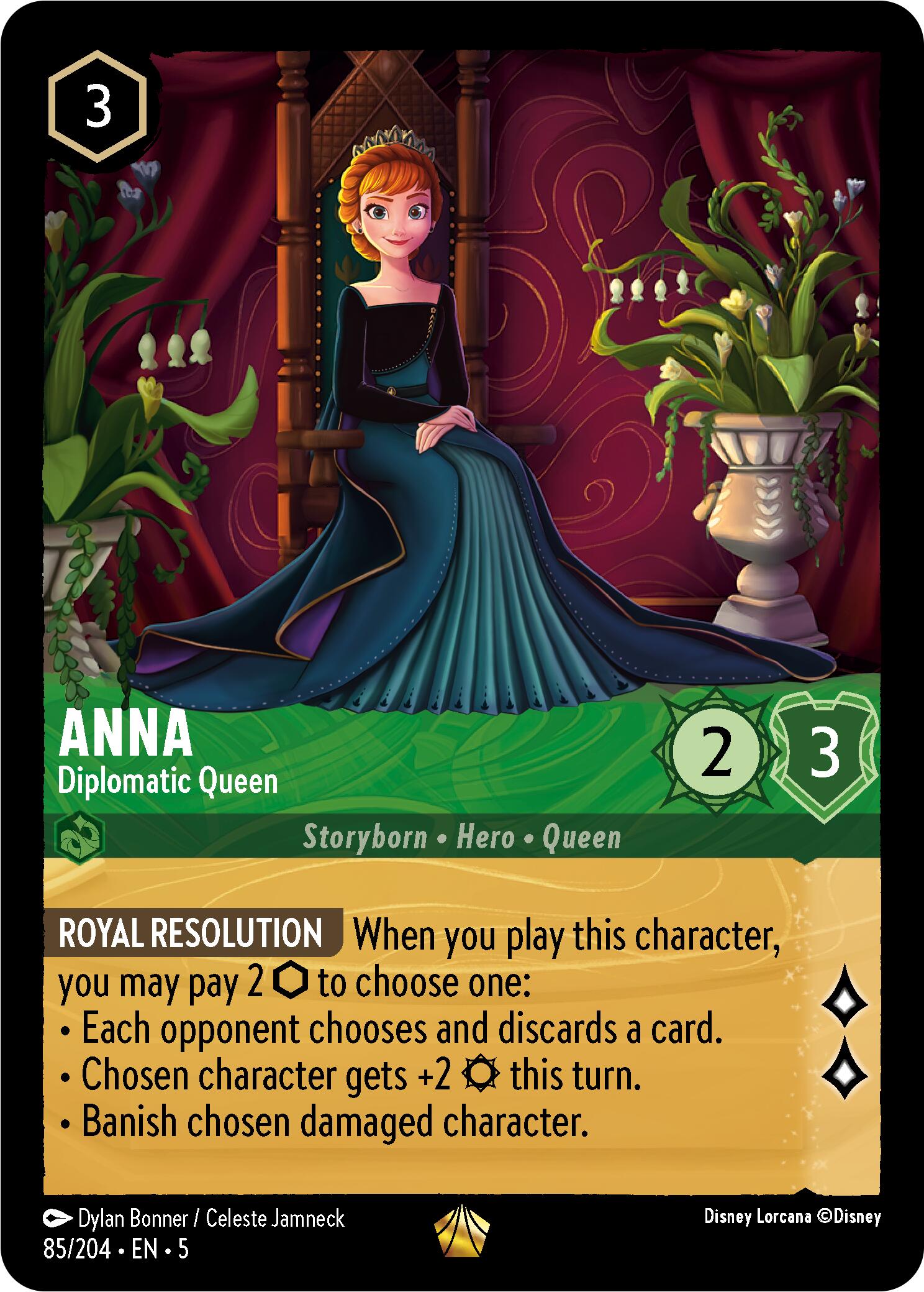 Anna - Diplomatic Queen (85/204) [Shimmering Skies] | Shuffle n Cut Hobbies & Games