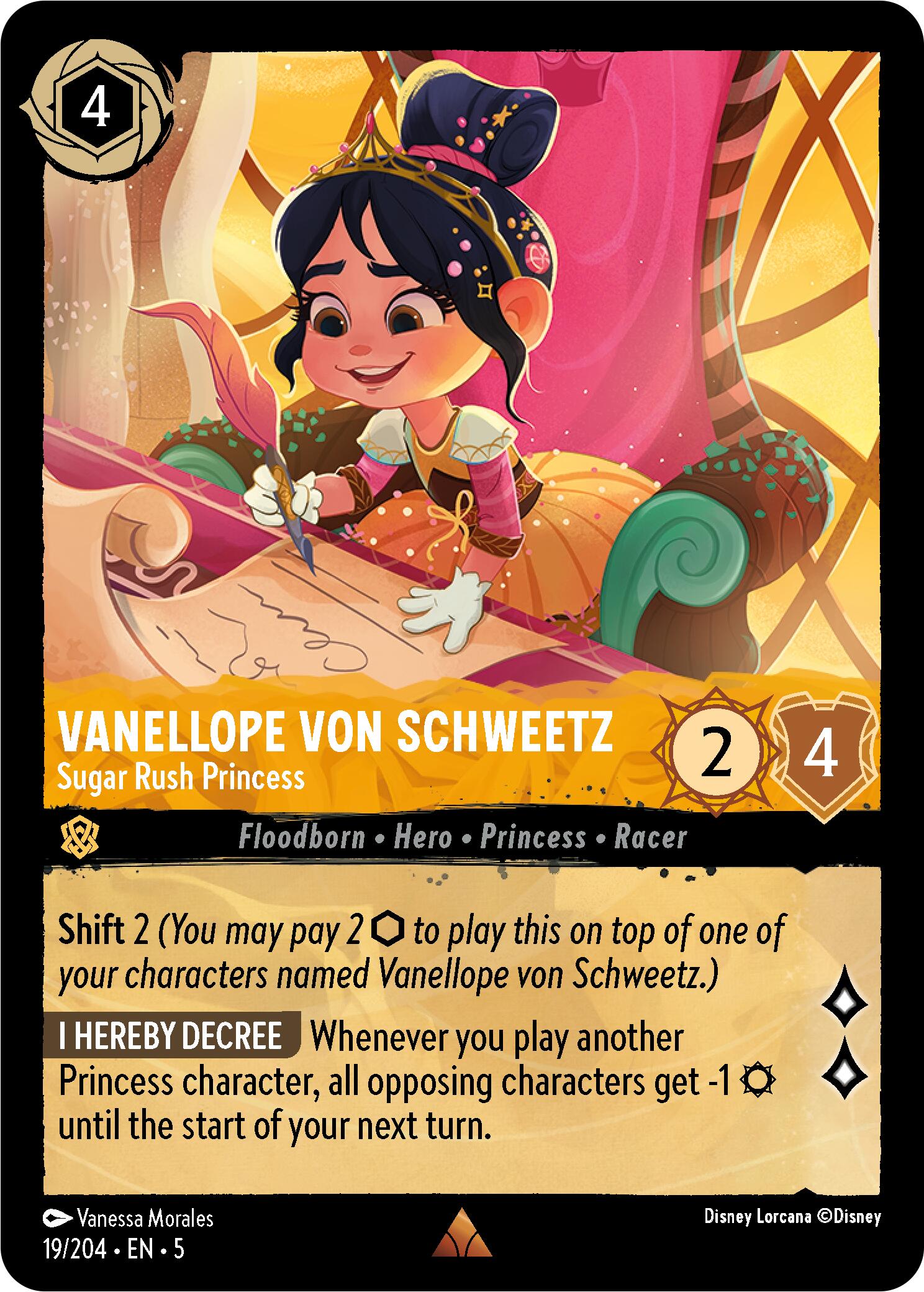 Vanellope von Schweetz - Sugar Rush Princess (19/204) [Shimmering Skies] | Shuffle n Cut Hobbies & Games