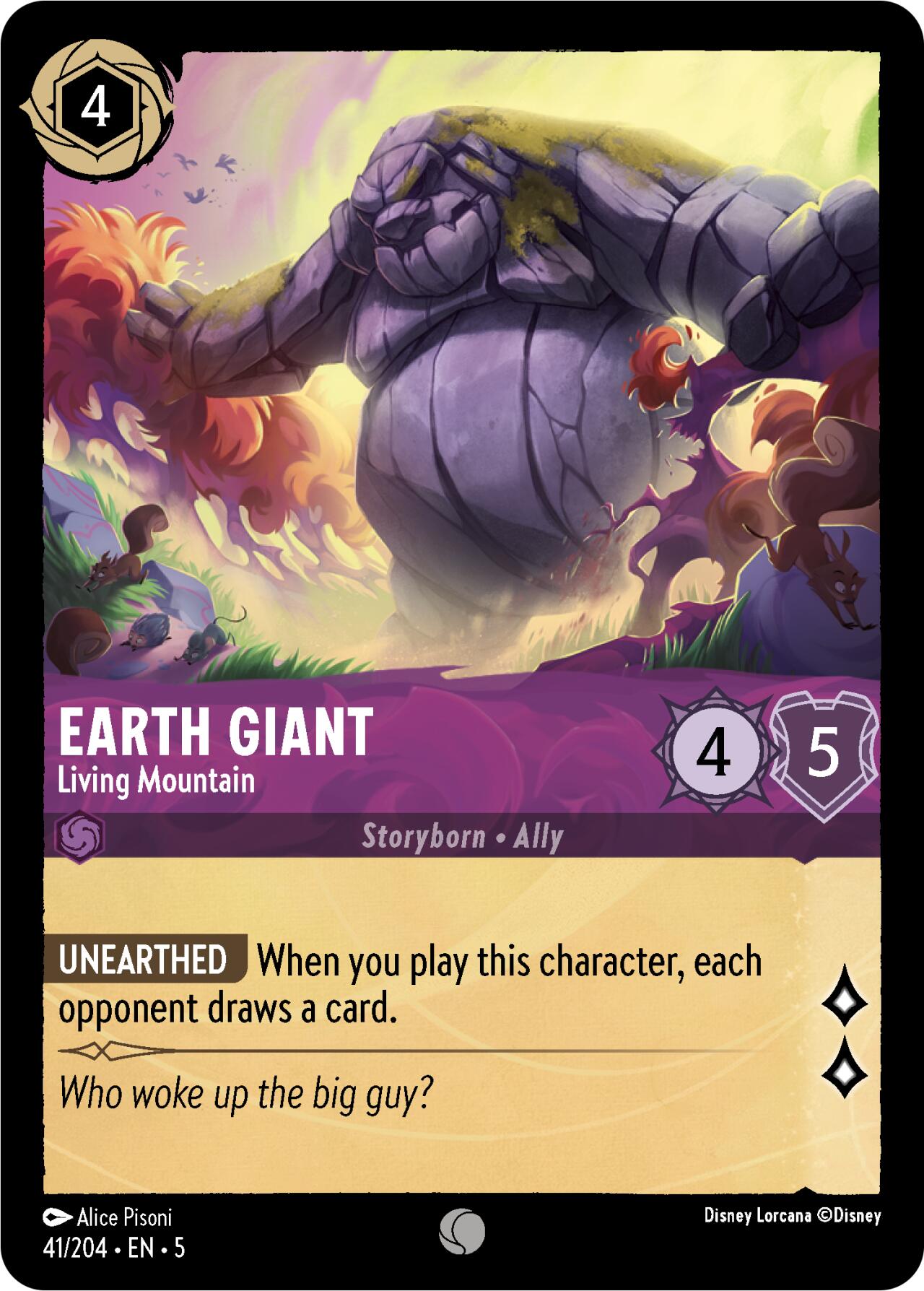 Earth Giant - Living Mountain (41/204) [Shimmering Skies] | Shuffle n Cut Hobbies & Games