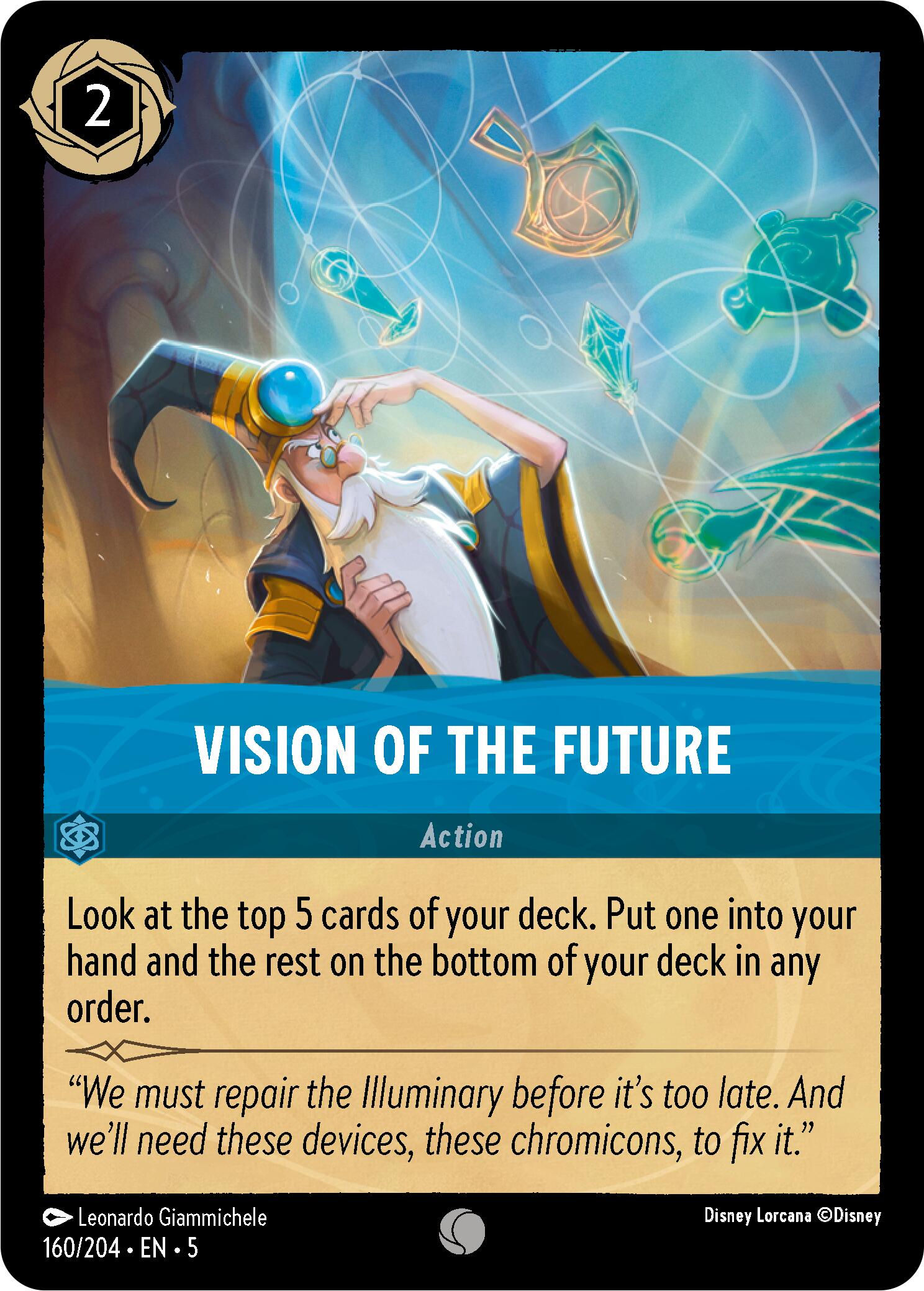 Vision of the Future (160/204) [Shimmering Skies] | Shuffle n Cut Hobbies & Games
