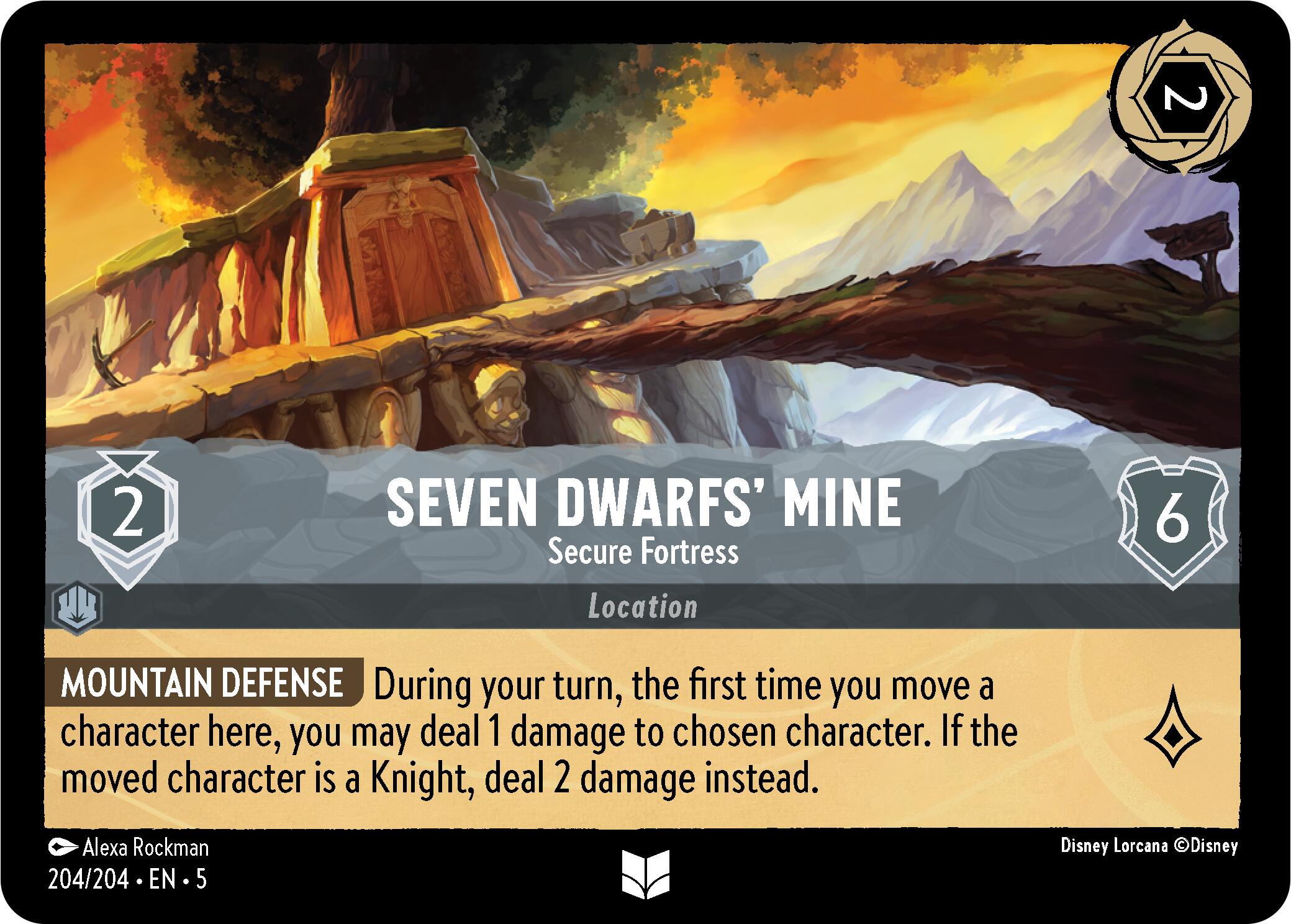 Seven Dwarfs' Mine - Secure Fortress (204/204) [Shimmering Skies] | Shuffle n Cut Hobbies & Games