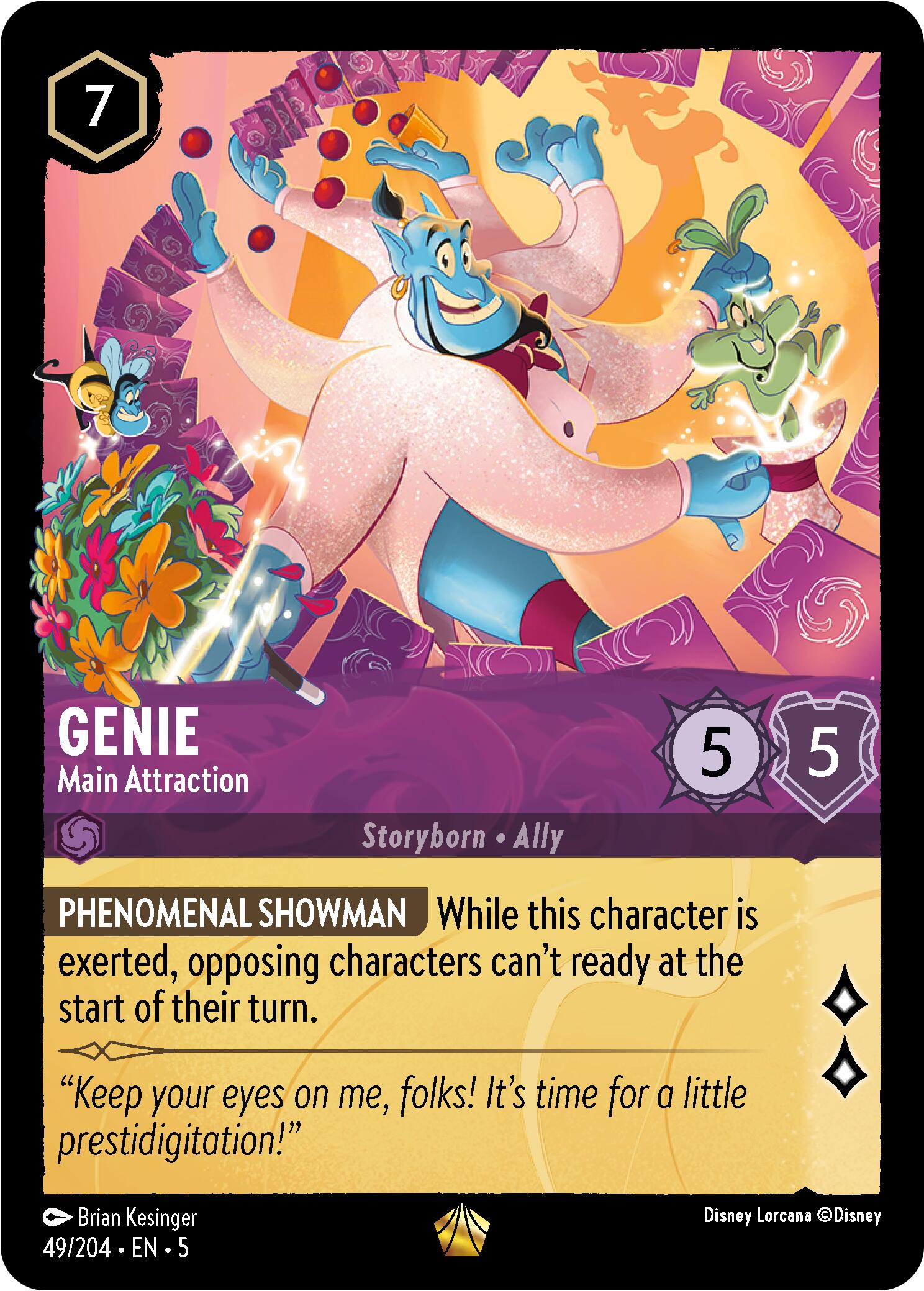 Genie - Main Attraction (49/204) [Shimmering Skies] | Shuffle n Cut Hobbies & Games