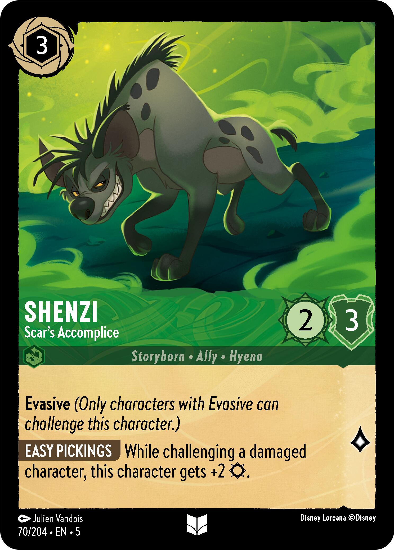 Shenzi - Scar's Accomplice (70/204) [Shimmering Skies] | Shuffle n Cut Hobbies & Games