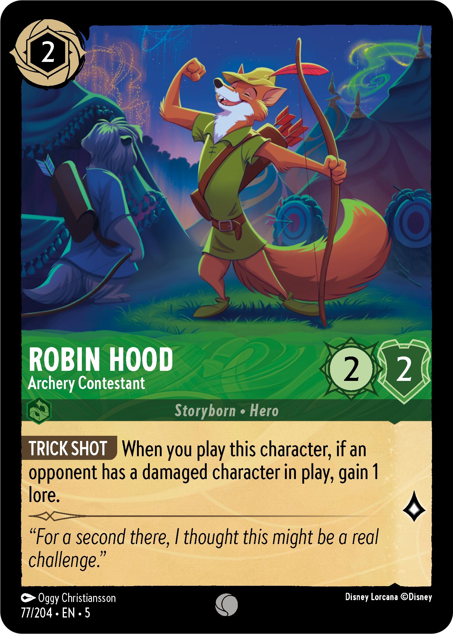 Robin Hood - Archery Contestant (77/204) [Shimmering Skies] | Shuffle n Cut Hobbies & Games