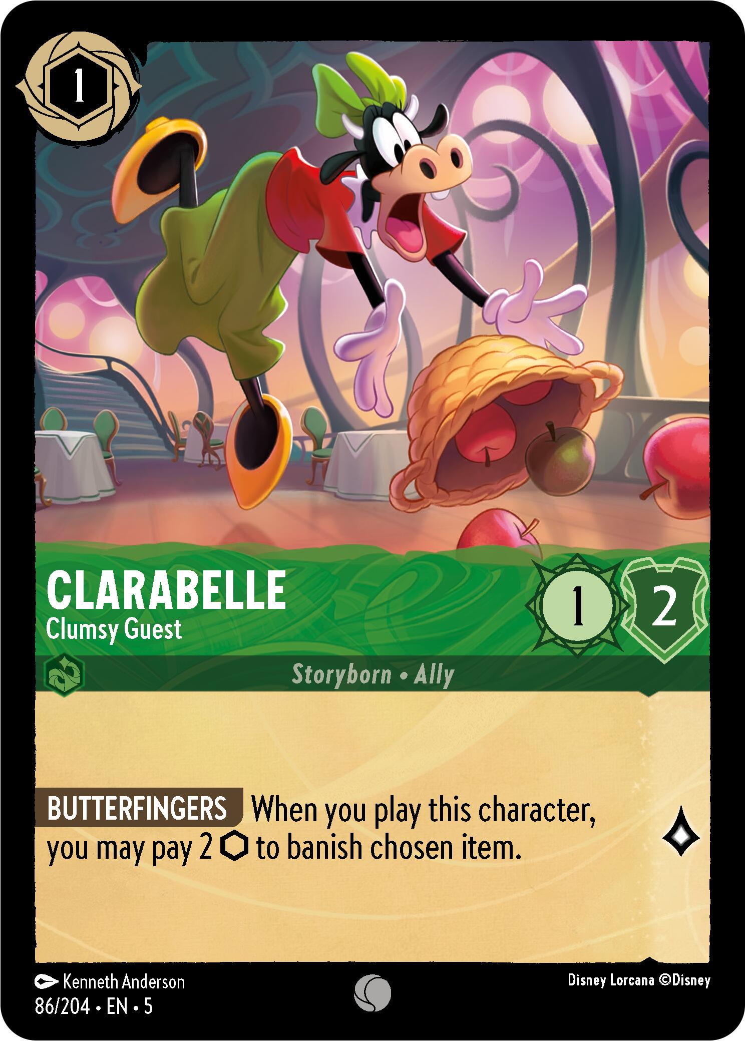 Clarabelle - Clumsy Guest (86/204) [Shimmering Skies] | Shuffle n Cut Hobbies & Games