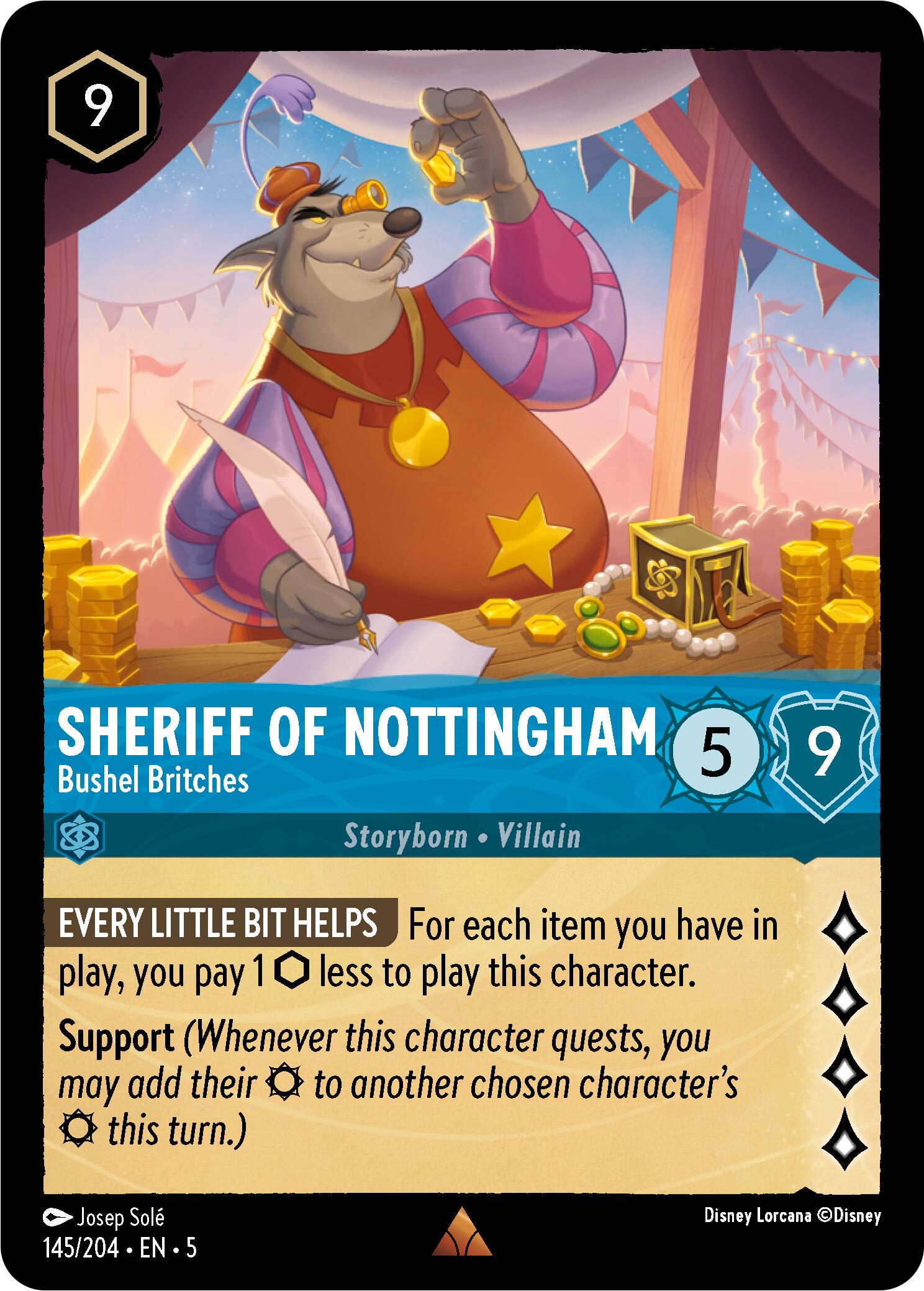 Sheriff of Nottingham - Bushel Britches (145/204) [Shimmering Skies] | Shuffle n Cut Hobbies & Games