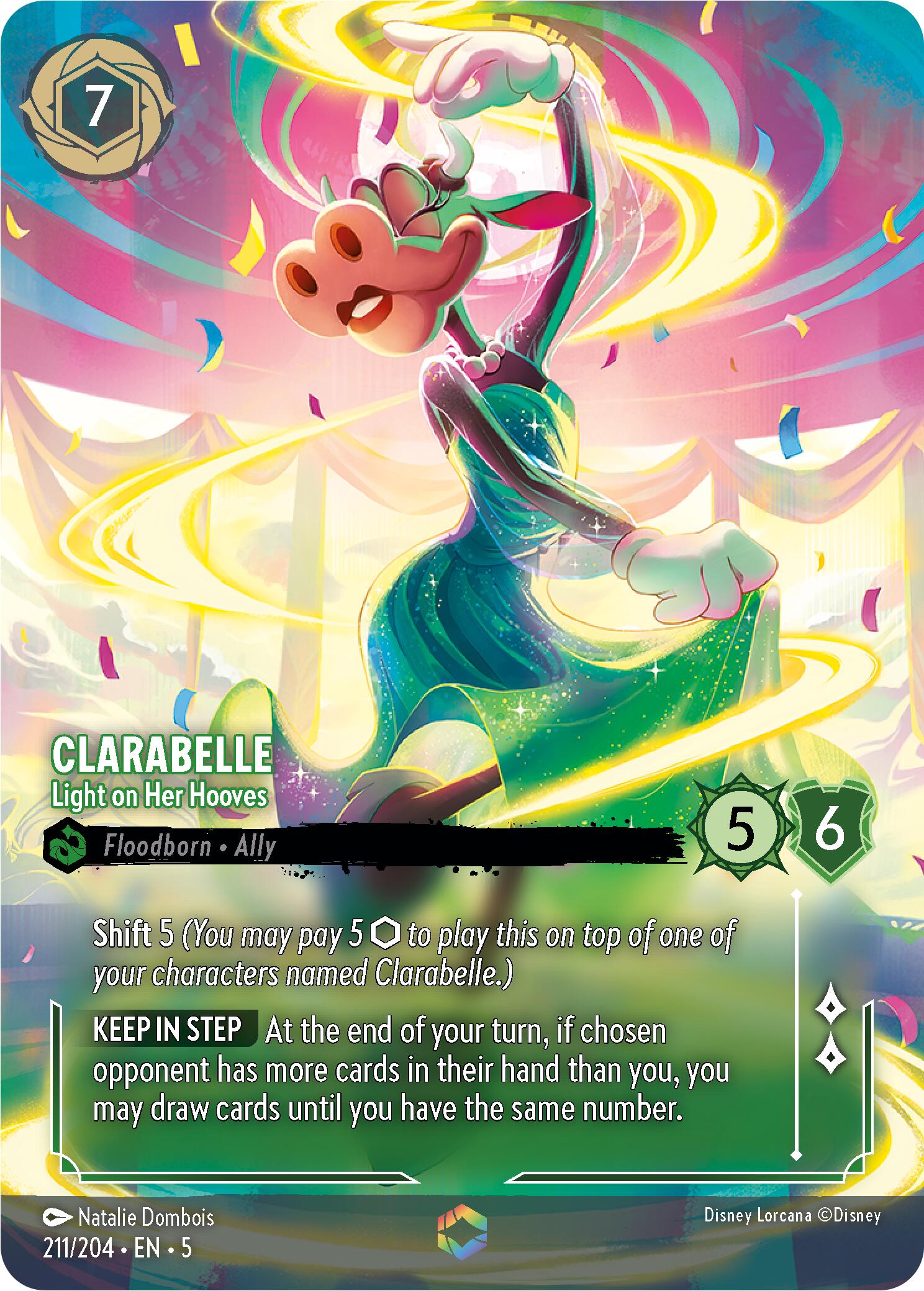 Clarabelle - Light on Her Hooves (Enchanted) (211/204) [Shimmering Skies] | Shuffle n Cut Hobbies & Games