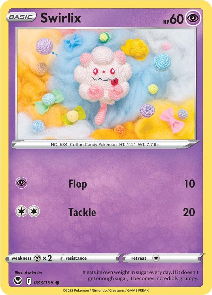 Swirlix (083/195) [Sword & Shield: Silver Tempest] | Shuffle n Cut Hobbies & Games