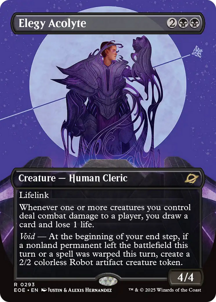 Elegy Acolyte (Borderless) [Edge of Eternities] | Shuffle n Cut Hobbies & Games