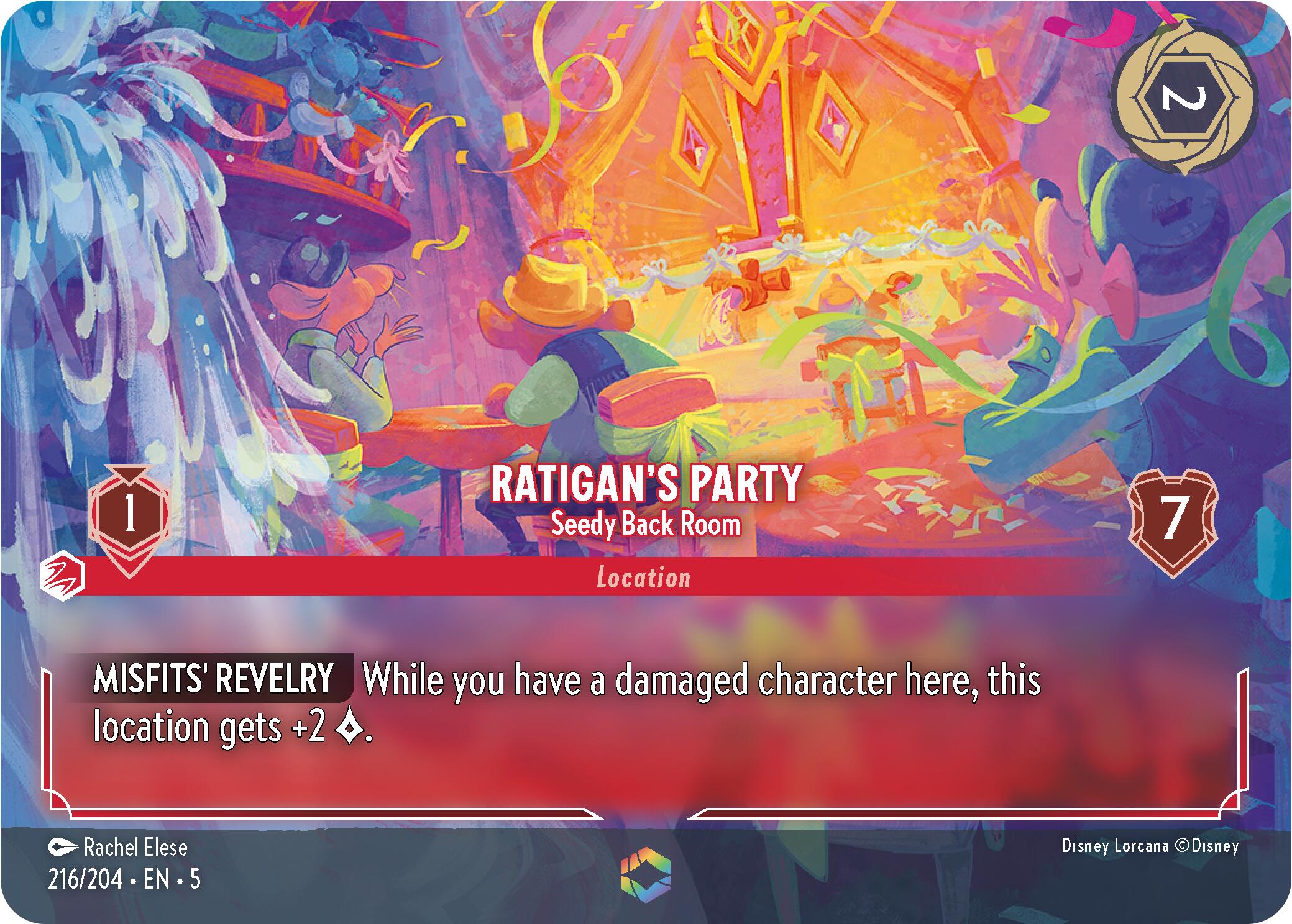 Ratigan's Party - Seedy Back Room (Enchanted) (216/204) [Shimmering Skies] | Shuffle n Cut Hobbies & Games