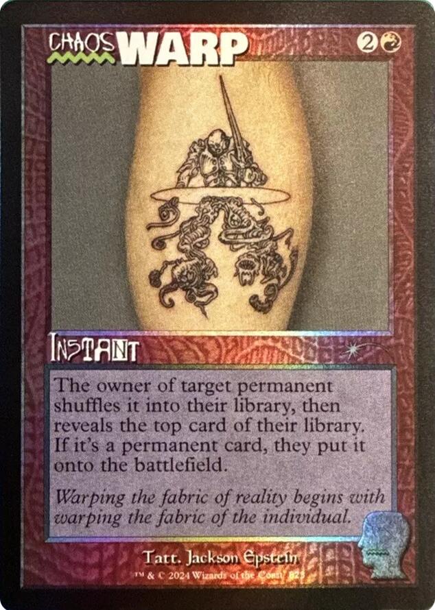 Chaos Warp (Rainbow Foil) [Secret Lair Drop Series] | Shuffle n Cut Hobbies & Games