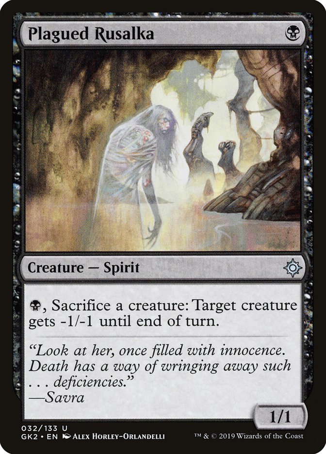 Plagued Rusalka [Ravnica Allegiance Guild Kit] | Shuffle n Cut Hobbies & Games