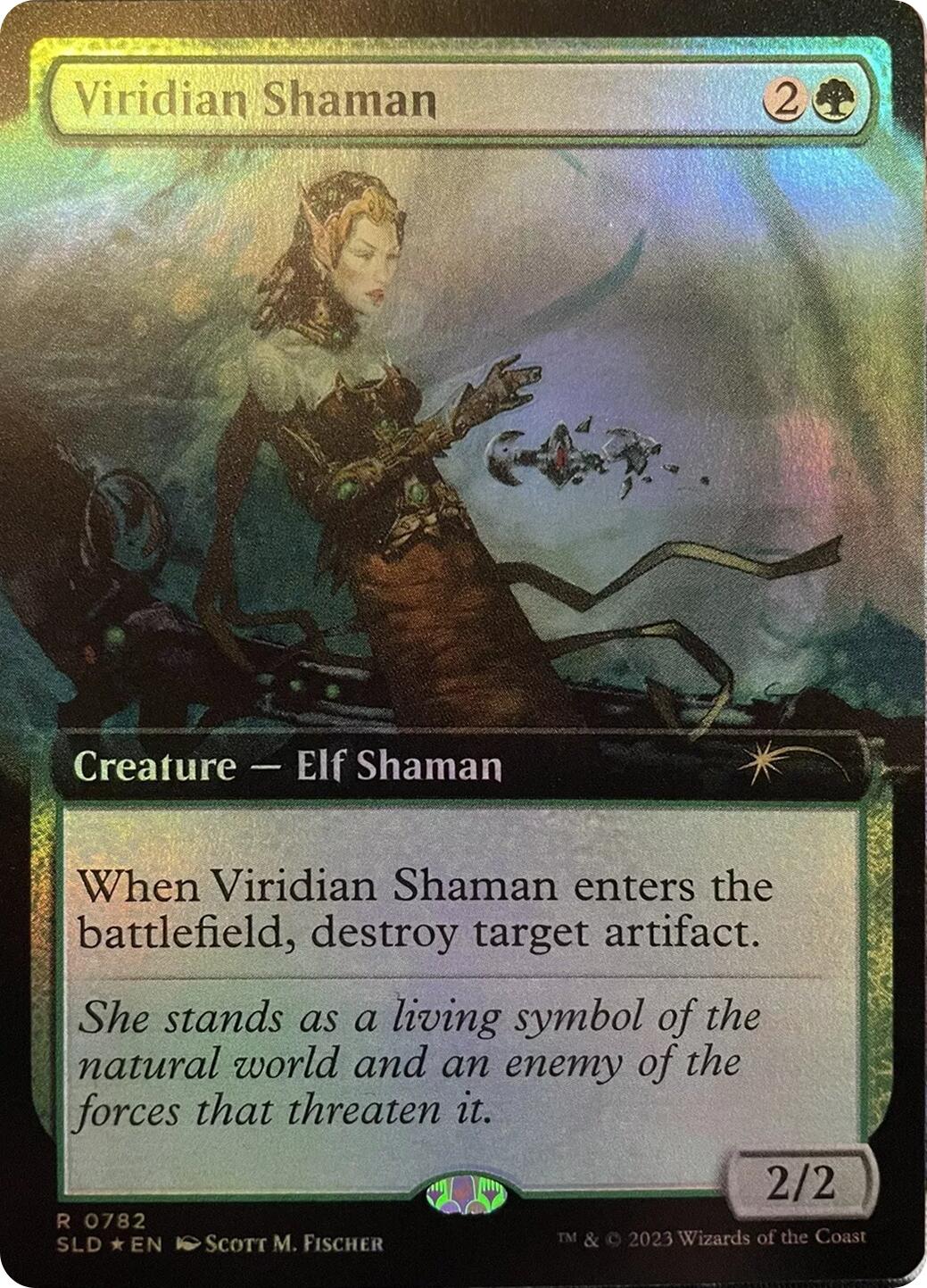 Viridian Shaman (Extended Art) [Secret Lair Drop Series] | Shuffle n Cut Hobbies & Games