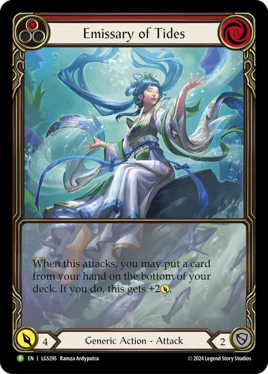 Emissary of Tides [LGS295] (Promo)  Rainbow Foil | Shuffle n Cut Hobbies & Games
