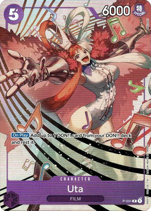 Uta (P-031) (Premium Card Collection -Uta-) [One Piece Promotion Cards] | Shuffle n Cut Hobbies & Games