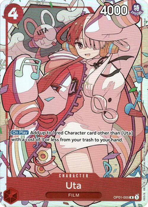 Uta (OP01-005) (Premium Card Collection -Uta-) [One Piece Promotion Cards] | Shuffle n Cut Hobbies & Games