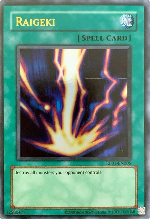 Raigeki [RP01-EN005] Ultra Rare | Shuffle n Cut Hobbies & Games