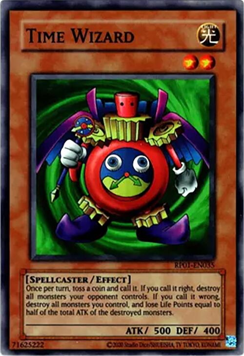 Time Wizard [RP01-EN035] Super Rare | Shuffle n Cut Hobbies & Games
