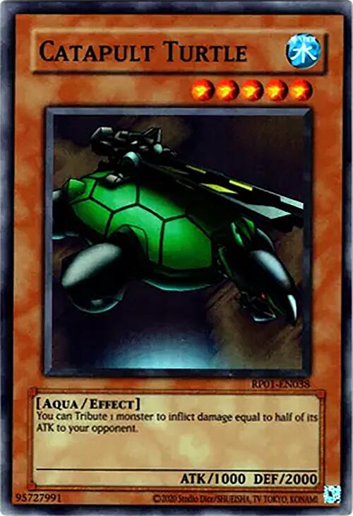 Catapult Turtle [RP01-EN038] Super Rare | Shuffle n Cut Hobbies & Games
