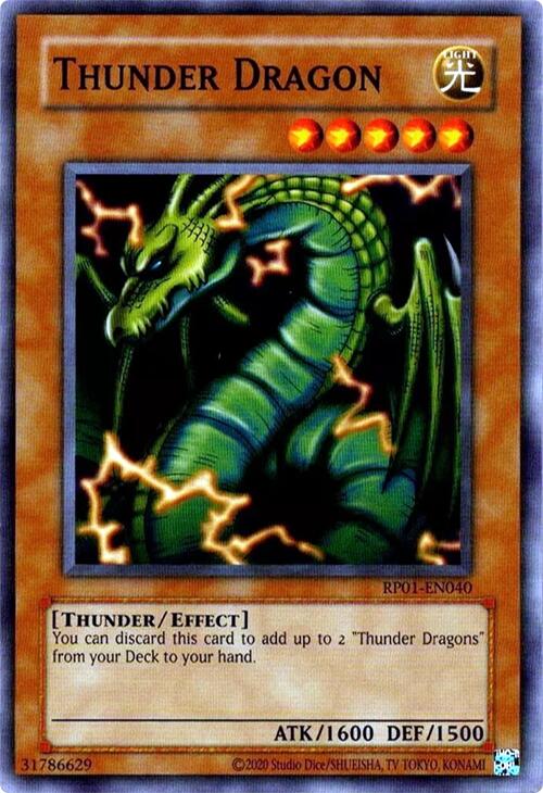 Thunder Dragon [RP01-EN040] Common | Shuffle n Cut Hobbies & Games
